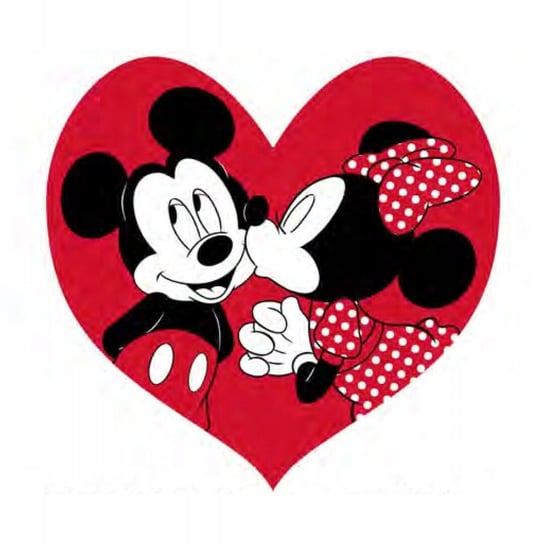Myszka Minnie I Mickey Disney Poduszka Serce Welur Aymax