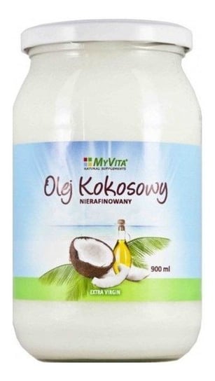 MyVita, olej kokosowy nierafinowany, 900 ml MyVita