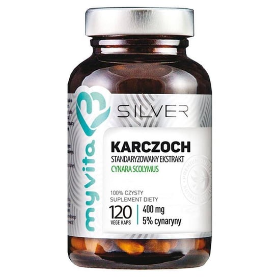Myvita Silver Karczoch 400 mg 120 K wątroba MYVITA SILVER