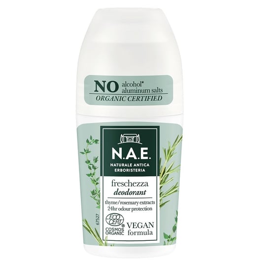 N.A.E, Freschezza, Dezodorant w kulce z ekstraktem z rozmarynu i liści organicznego tymianku, 50 ml N.A.E