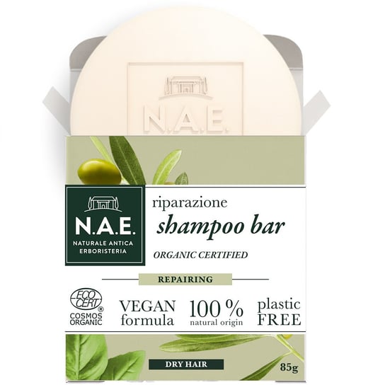 N.A.E Riparazione Shampoo Bar Regenerujący szampon w kostce do włosów suchych 85g N.A.E