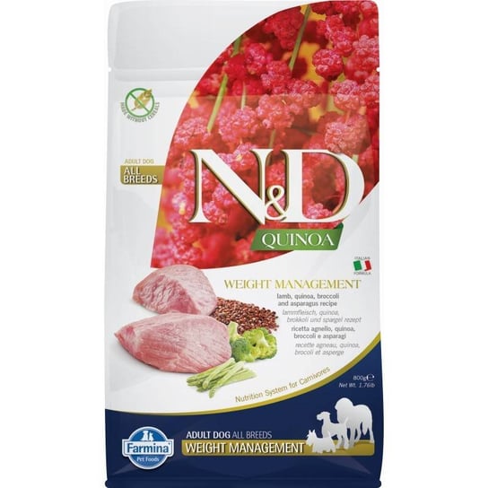 N&D Quinoa Dog Weight Management Adult Mini 800G FARMINA
