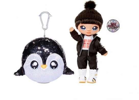 Na! Na! Na! Surprise 2-in-1 Pom Doll- Sparkle Penguin Na! Na! Na! Surprise