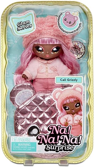 Na! Na! Na! Surprise, lalka 2-in-1 Pom Doll Glam Series - Cali Grizzly Na! Na! Na! Surprise