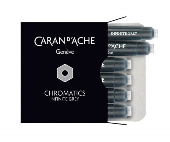 naboje caran d'ache chromatics infinite gray, 6szt., szare CARAN D'ACHE