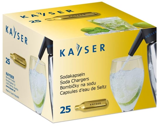Naboje Co2 Do Wody Sodowej Gazowanej Kayser 25 Szt Kayser