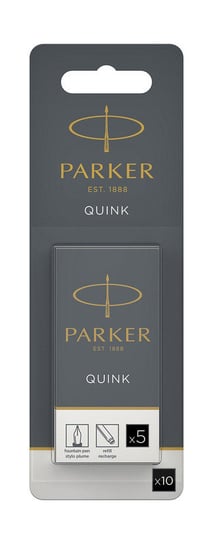 Naboje do piór Parker Quink czarne. 10szt - 1950206 Parker