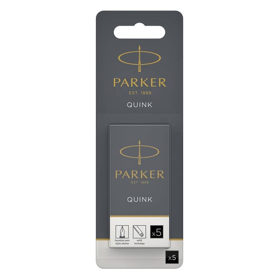 Naboje do piór Parker standard czarne 5 szt. blister 1950402 Parker