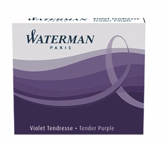 Naboje do pióra, Waterman (6), fioletowy Waterman