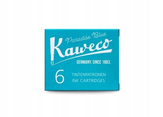 Naboje Kaweco 6 szt. PARADISE BLUE turkusowe Inna marka