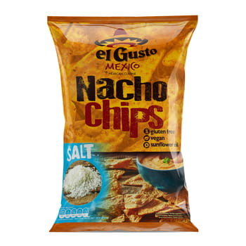 Nachos Salt 180G El Gusto Mexico M&C