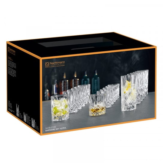 Nachtmann - Noblesse zestaw 18 sztuk szklanek do whisky, wody, drinków Nachtmann