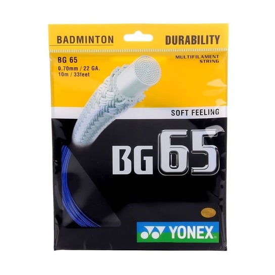 Naciąg Do Badmintona Yonex Bg 65 Granatowy 10 M Yonex