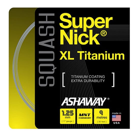 Naciąg Do Squasha Supernick Xl Titanium - Set Ashaway