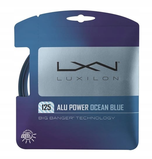 Naciąg Luxilon Alu Power Ocean Blue set. 1,25 mm Luxilon