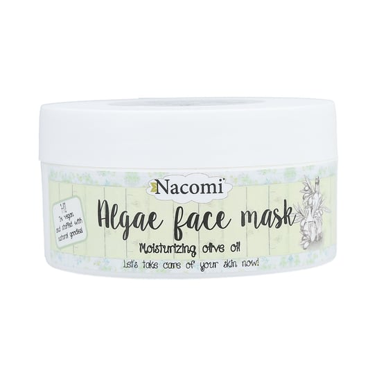 Nacomi, Algae Face Mask, nawilżająca maska algowa z oliwką, 42 g Nacomi