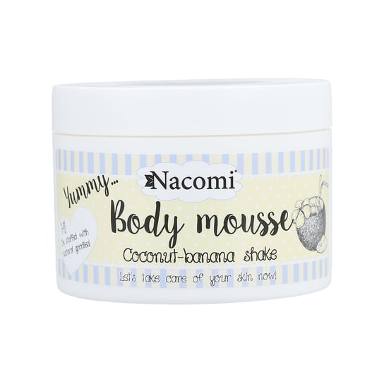 Nacomi, Body Mousse, mus do ciała Koktajl Kokosowo-Bananowy, 180 ml Nacomi