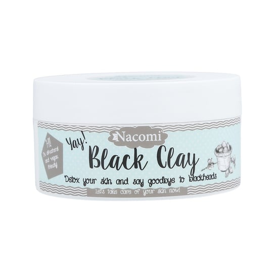 Nacomi, Clay, czarna glinka oczyszczająco–detoksykująca, 90 g Nacomi