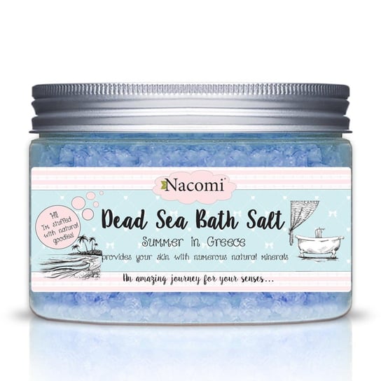 Nacomi, Dead Sea Salt, sól do kąpieli Greckie Lato, 450 g Nacomi
