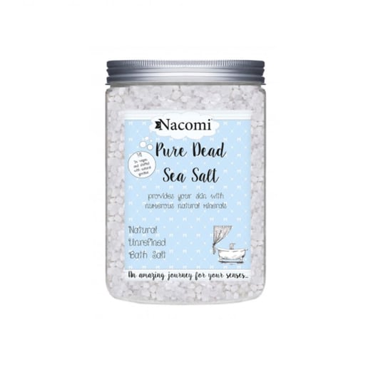 Nacomi, Dead Sea Salt, sól do kąpieli z morza martwego, 1400 g Nacomi