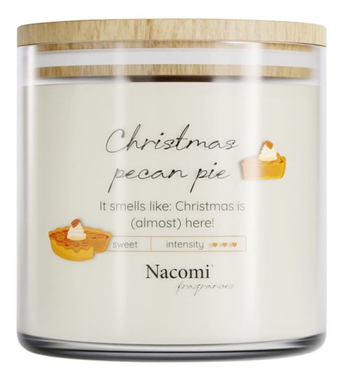 Nacomi Fragrances Świeca zapachowa sojowa - Christmas pecan pie 450g Nacomi