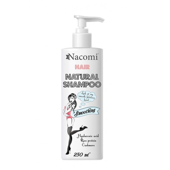 Nacomi, Hair Natural Shampoo, wygładzająco-nawilżający szampon do włosów, 250 ml Nacomi