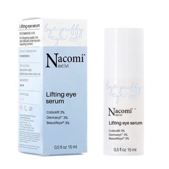 Nacomi, Liftingujące serum pod oczy, Cobiolift 3%, 15 ml Nacomi