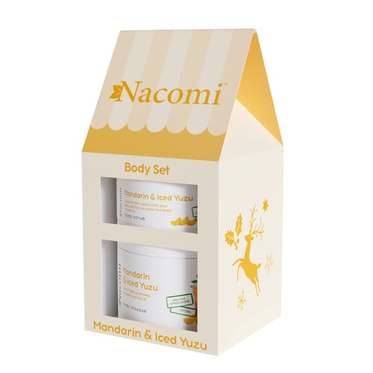 Nacomi, Mandarin & Iced Yuzu Body set, zestaw prezentowy kosmetyków, 2 szt. Nacomi