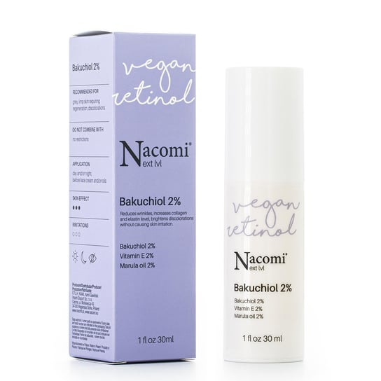 Nacomi, Next Level, serum do twarzy bakuchiol 2%, 30 ml Nacomi