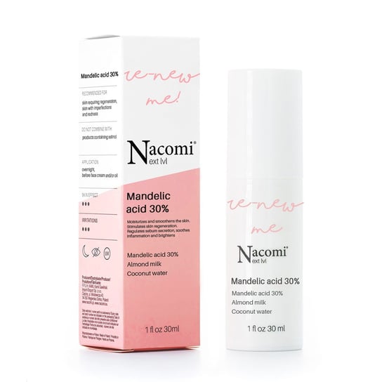 Nacomi, Peelingujące serum z 30% kompleksem kwasu migdałowego, 30 ml Nacomi