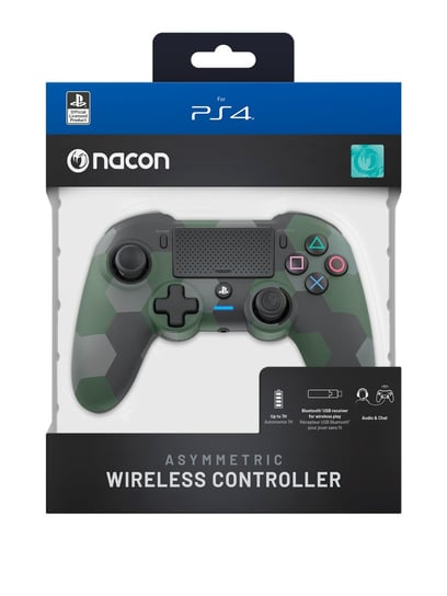 NACON PS4 Pad bezprzewodowy - asymetryczny camo zielony Nacon