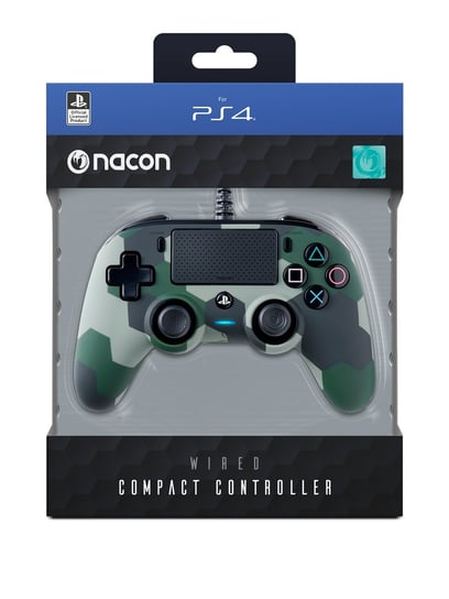 NACON PS4 Pad przewodowy Compact Camo Zielony Nacon