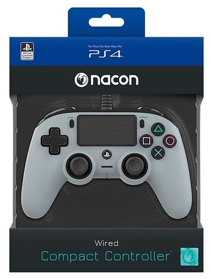 NACON PS4 Pad przewodowy Compact Szary Nacon