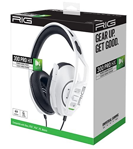 Nacon Rig 300 Pro HX – zestaw słuchawkowy do gier Xbox Series X/S/One, biały Nacon