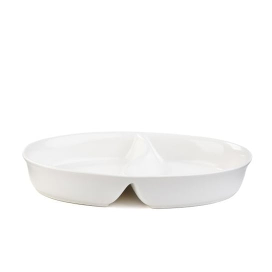 Naczynie do serwowania porcelanowe NELSON z przegródkami matowe 35x25x6 cm HOMLA Homla