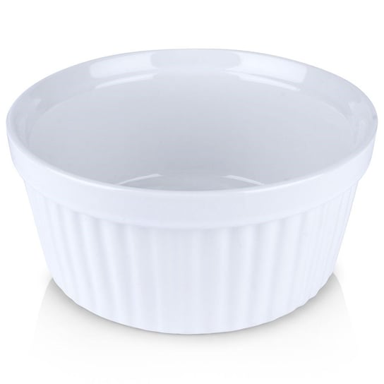 Naczynie żaroodporne ceramiczne białe 14x6,5 cm 600 ml kokilka Alpina