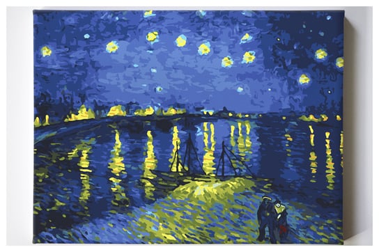 Nad Rodanem Vincent Van Gogh Malowanie po numerach Akrylowo