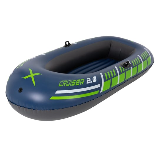 Nadmuchiwana łódź Cruiser 2.0 207x107x50 cm zielona/biała/niebieska plastikowa ECD Germany