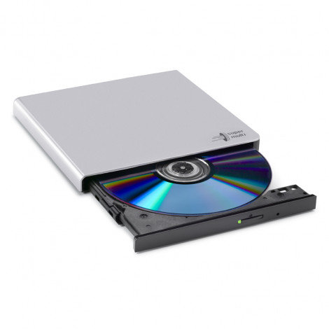 Nagrywarka zewnętrzna DVD -/+ R/RW Slim USB HL-DS GP57ES40 (srebrna) HITACHI