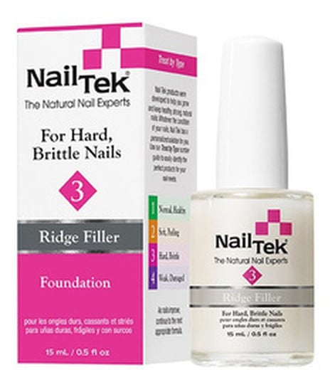 Nail Tek, Foundation III, odżywka podkładowa do paznokci twardych, kruchych, 15 ml Nail Tek