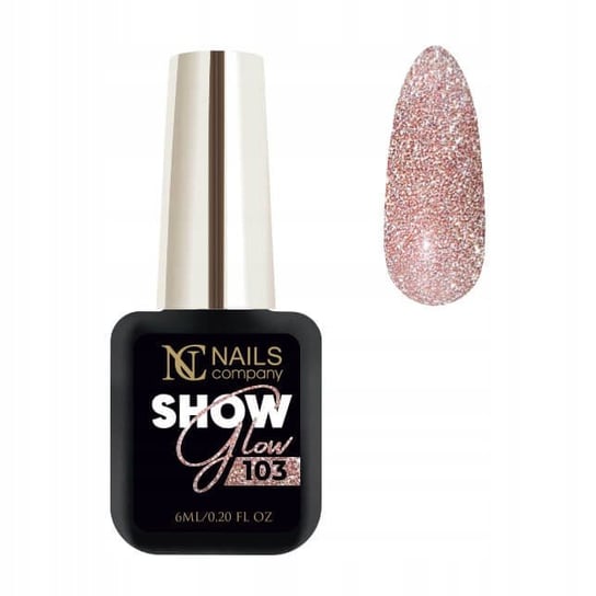 Nails Company, Lakier Hybrydowy, Glow Show 103, 6 ml NAILS COMPANY