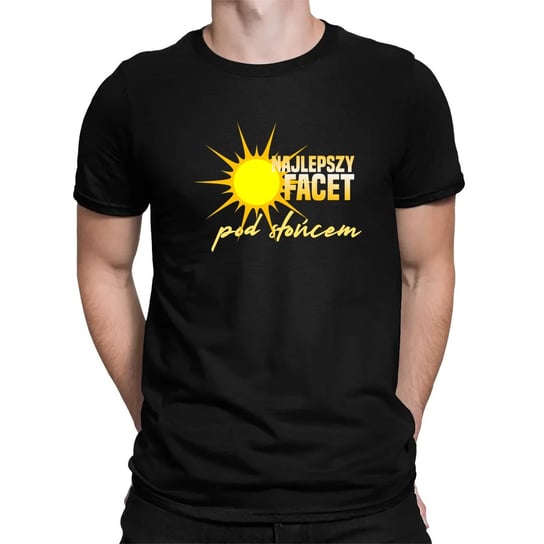 Najlepszy facet pod słońcem - męska koszulka na prezent Czarny Inna marka