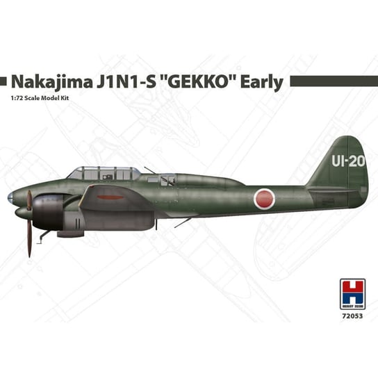 Nakajima J1N1-S "GEKKO" Early 1:72 Hobby 2000 72053 Hobby 2000