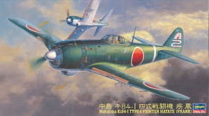 Nakajima Ki84-I Typ 4 1:48 Hasegawa JT67 HASEGAWA