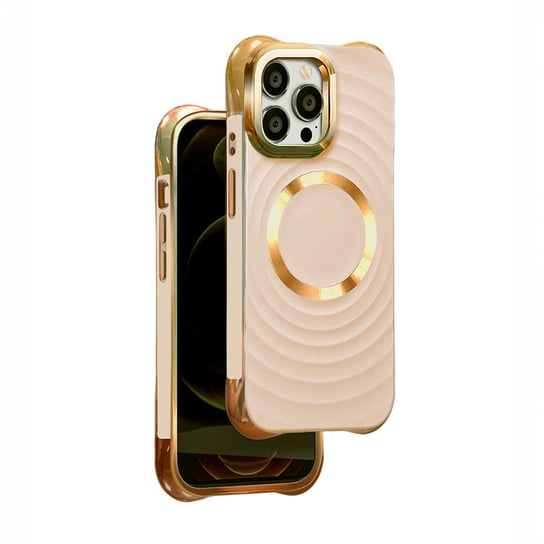 Nakładka Circle Glam Mag do iPhone 16 Pro 6,3" różowa TFO