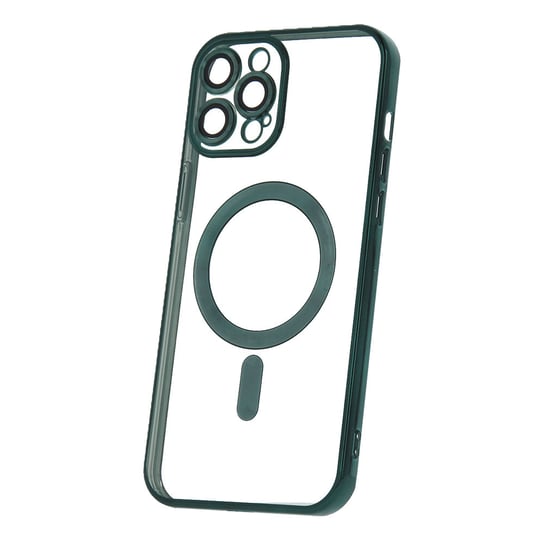 Nakładka Color Chrome Mag do iPhone 12 Pro Max 6,7" zielona Inna marka