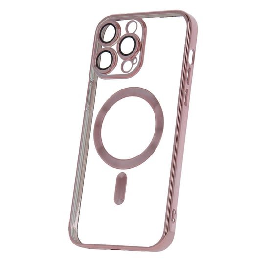 Nakładka Color Chrome Mag do iPhone 14 Pro Max 6,7" różowo-złota Inna marka