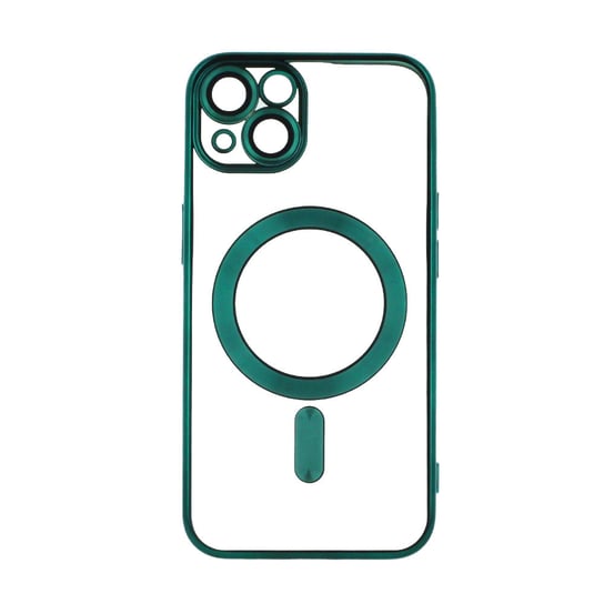 Nakładka Color Chrome Mag do iPhone 15 Pro 6,1" zielona Inna marka