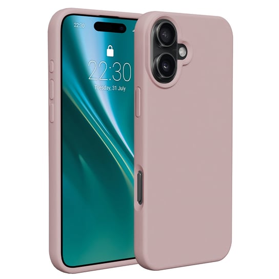 Nakładka Etteri Silicone Case do iPhone 16 6,1" jasnoróżowa Etteri