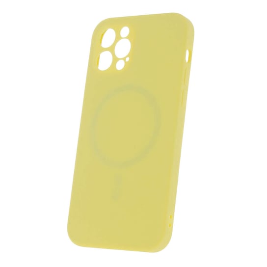 Nakładka Mag Invisible Do Iphone 12 Pro 6,1" Pastelowy Żółty TelForceOne